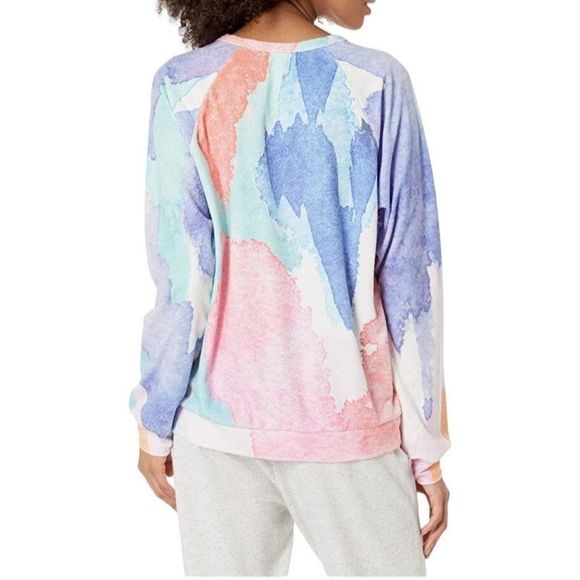 PJ Salvage Sweatshirt Abstract Water Color XL New - Picture 3 of 6
